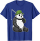 Panda Angler Fishing rod Fishing T-Shirt - T-Shirt | Royal