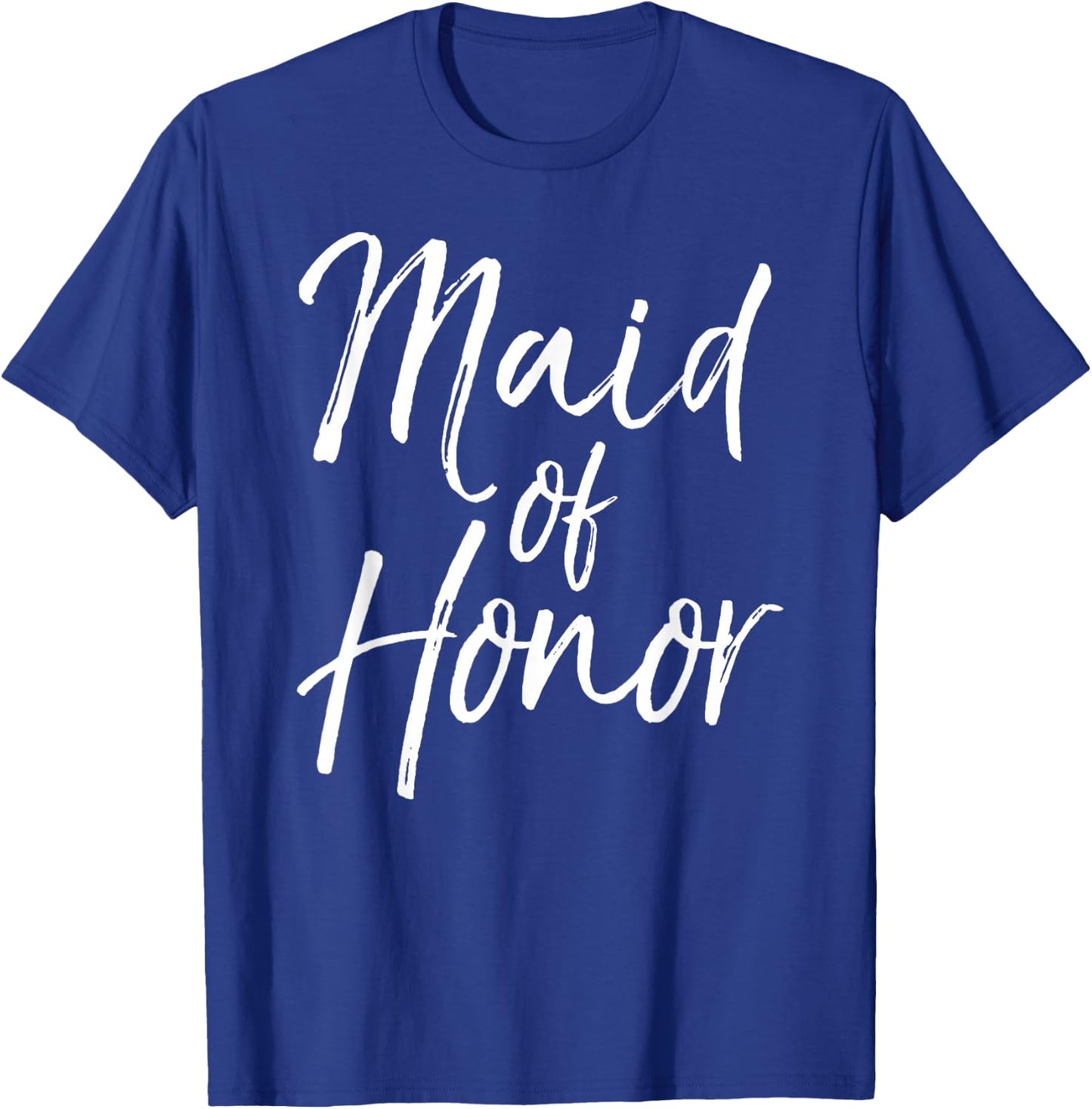 Cute Wedding Bridal Party Gift Bridesmaid Maid of Honor T-Shirt - T-Shirt | Royal