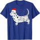 Merry Xmas Bassett Hound Dog Christmas T-Shirt - T-Shirt | Royal
