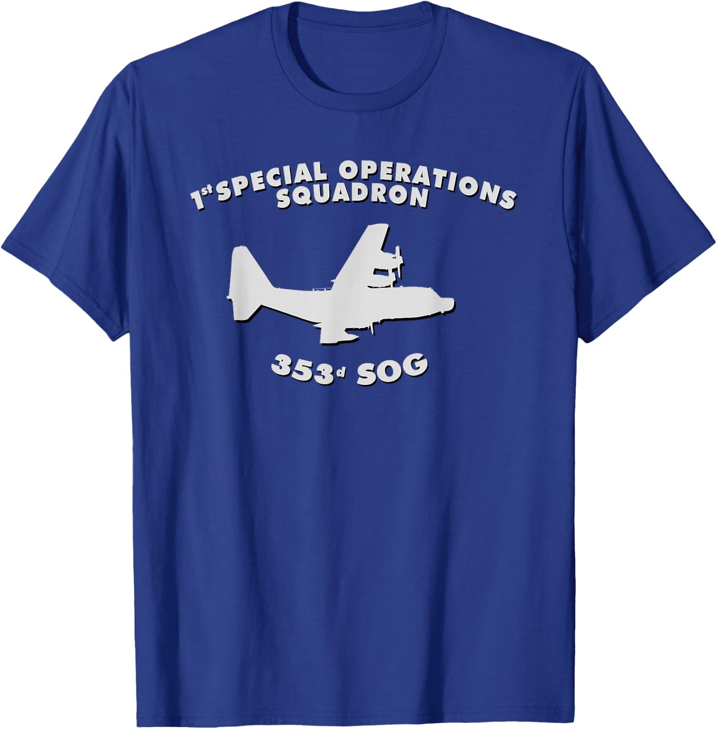 1st Special Operations Squadron MC-130 Combat Talon T-Shirt - T-Shirt | Royal