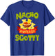 NACHO AVERAGE SCOTTY Funny Birthday Personalized Name Gift T-Shirt - T-Shirt | Royal
