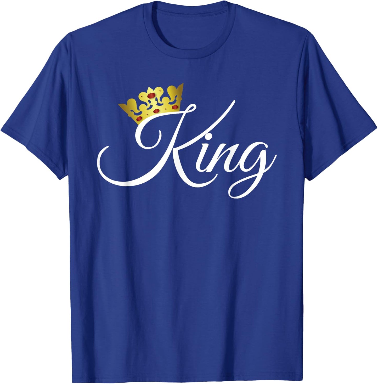 King and Queen Shirts Matching Couple Outfits T-Shirt - T-Shirt | Royal
