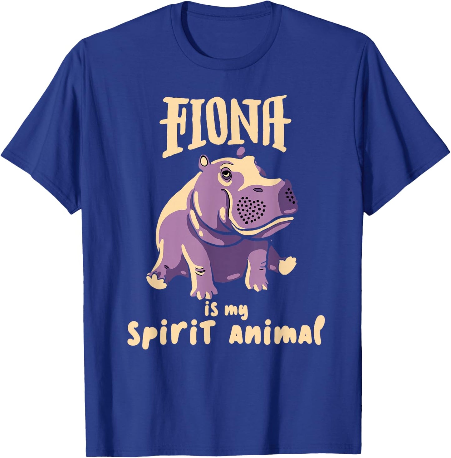 Fiona The Hippo Spirit Animal Shirt #TeamFiona Baby Hippo T-Shirt - T-Shirt | Royal