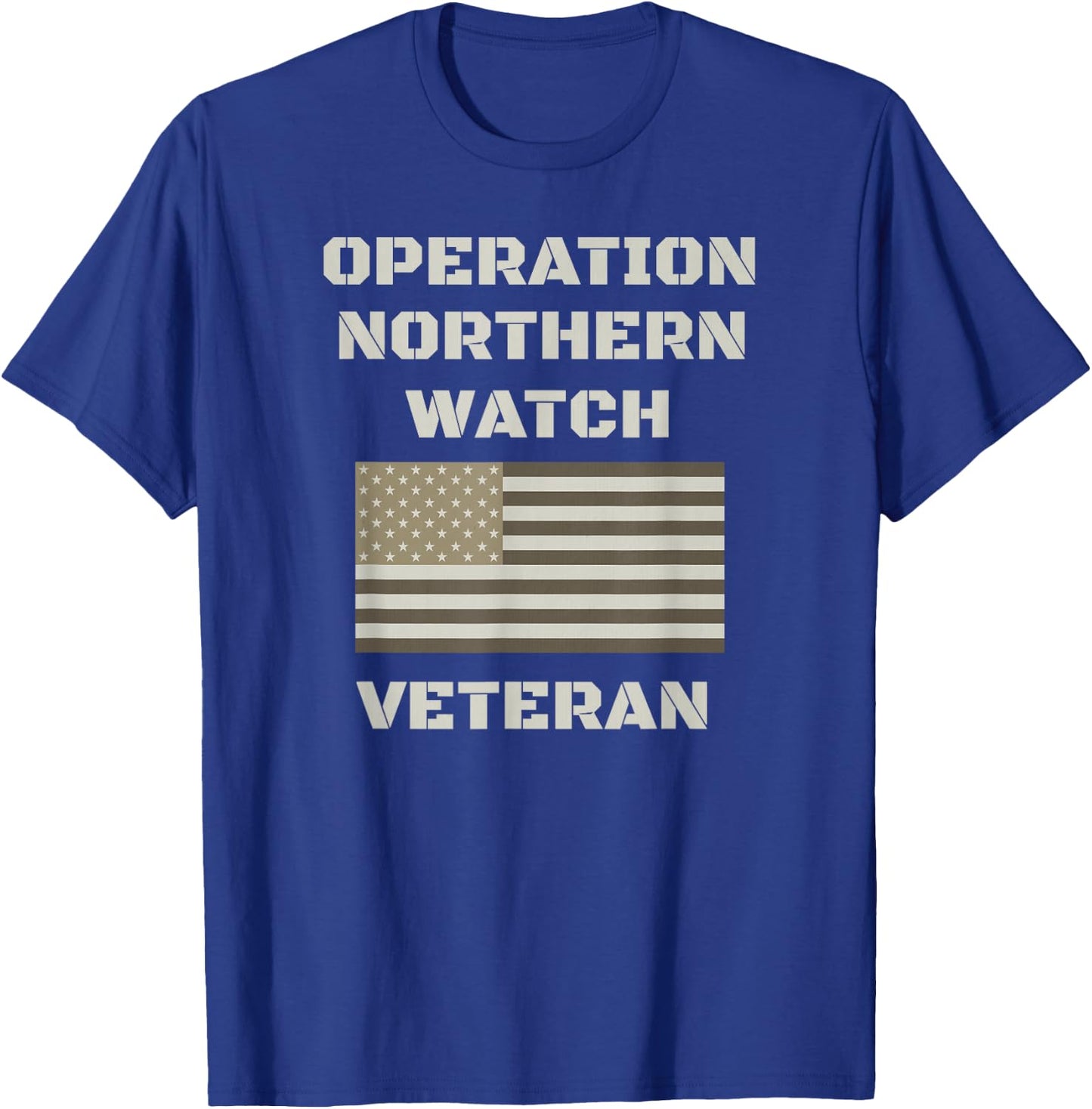 Operation Northern Watch Military Veteran T-Shirt - T-Shirt | Royal