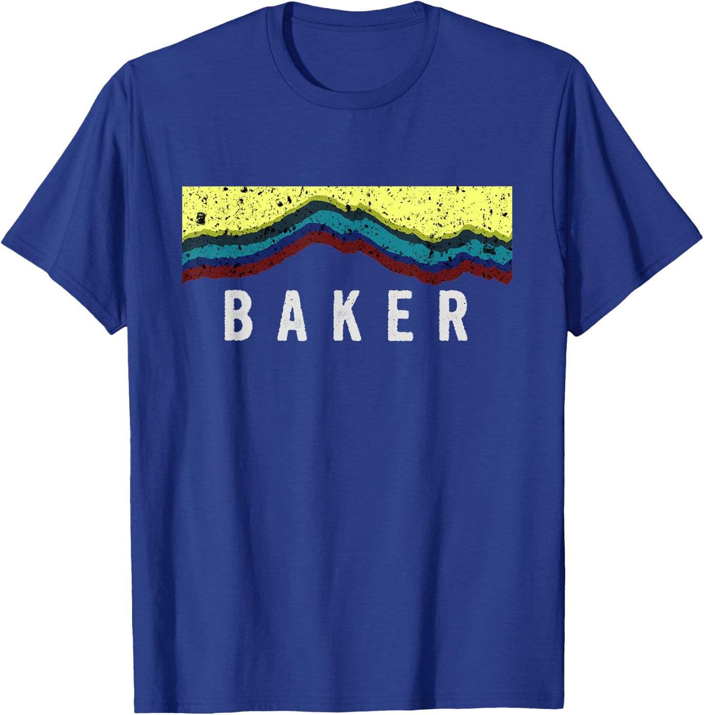 Mount Baker Stylistic Profile T-Shirt - T-Shirt | Royal