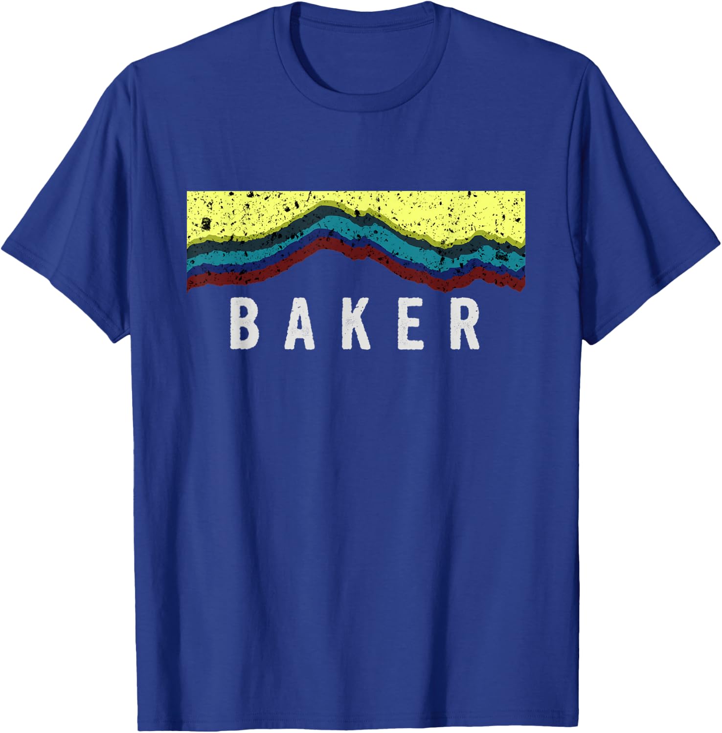 Mount Baker Stylistic Profile T-Shirt - T-Shirt | Royal