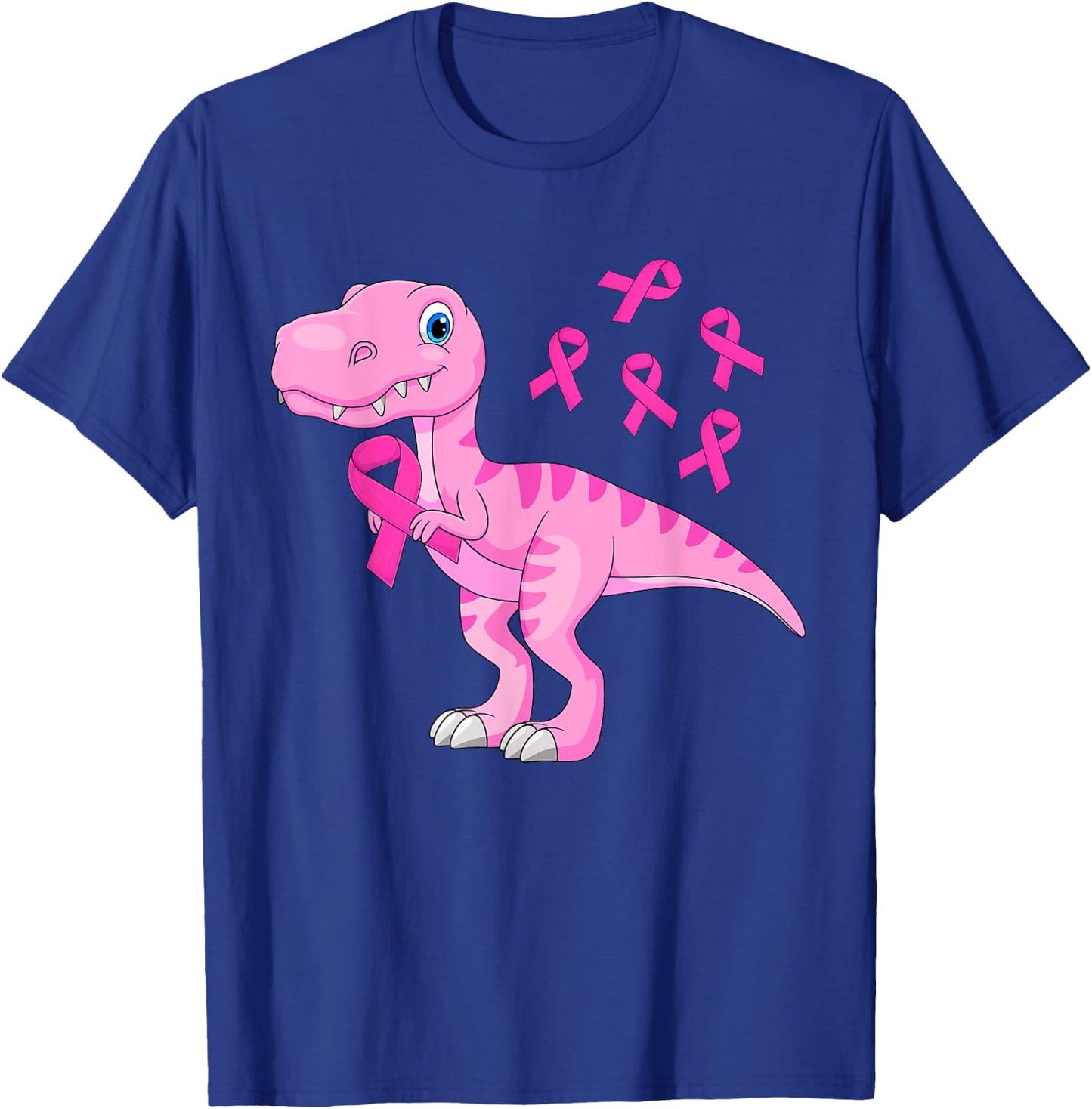 Breast Cancer Awareness Shirt Toddler Boys Pink Ribbon Kids T-Shirt - T-Shirt | Royal