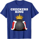 Checkers King | Checkers Board Shirt Boardgame Checkers T-Shirt - T-Shirt | Royal