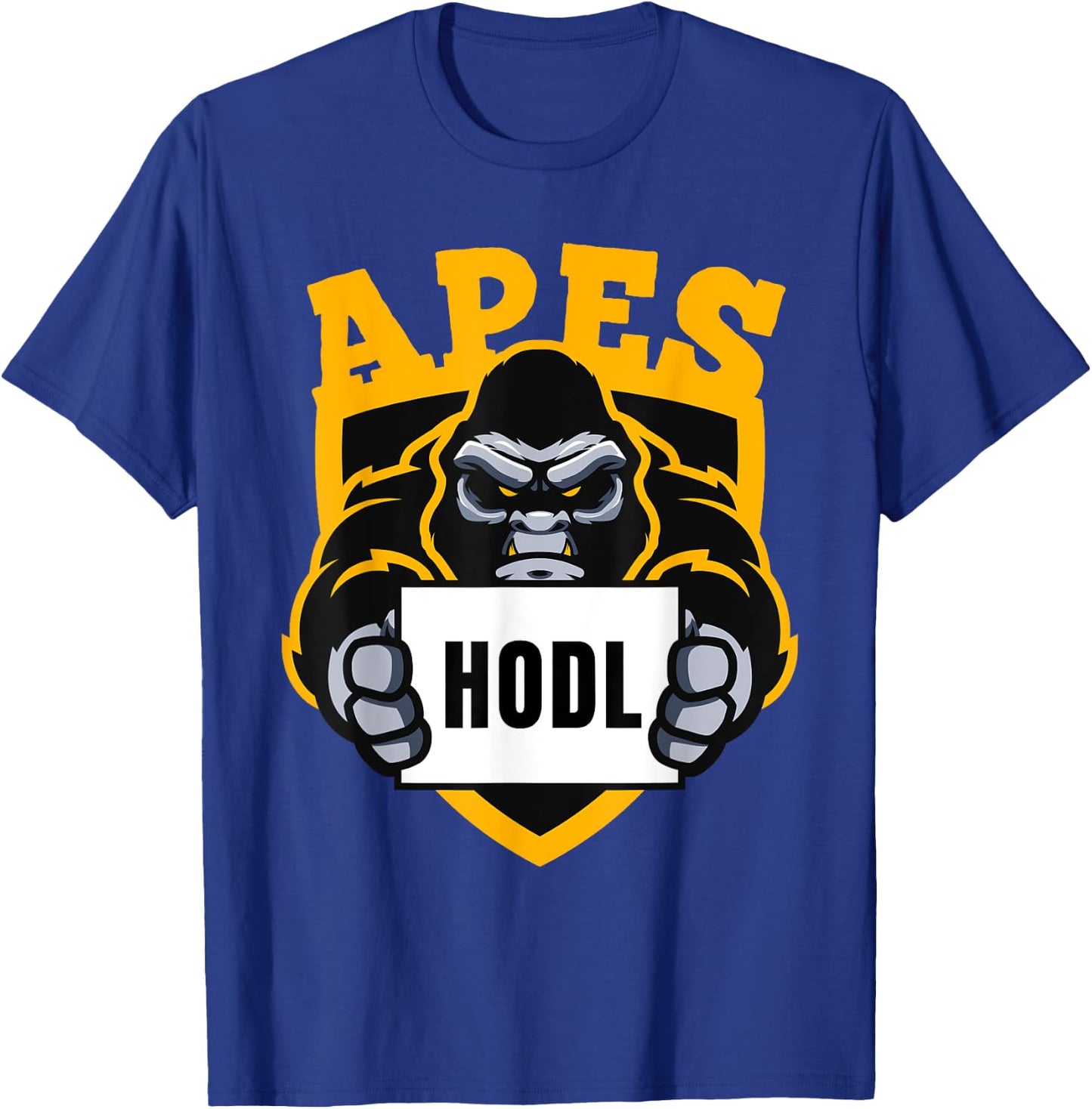 AMC - Apes Together Strong - Stock Hodl To The Moon T-Shirt - T-Shirt | Royal