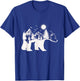Bear illustration made of trees bears T-Shirt - T-Shirt | Royal