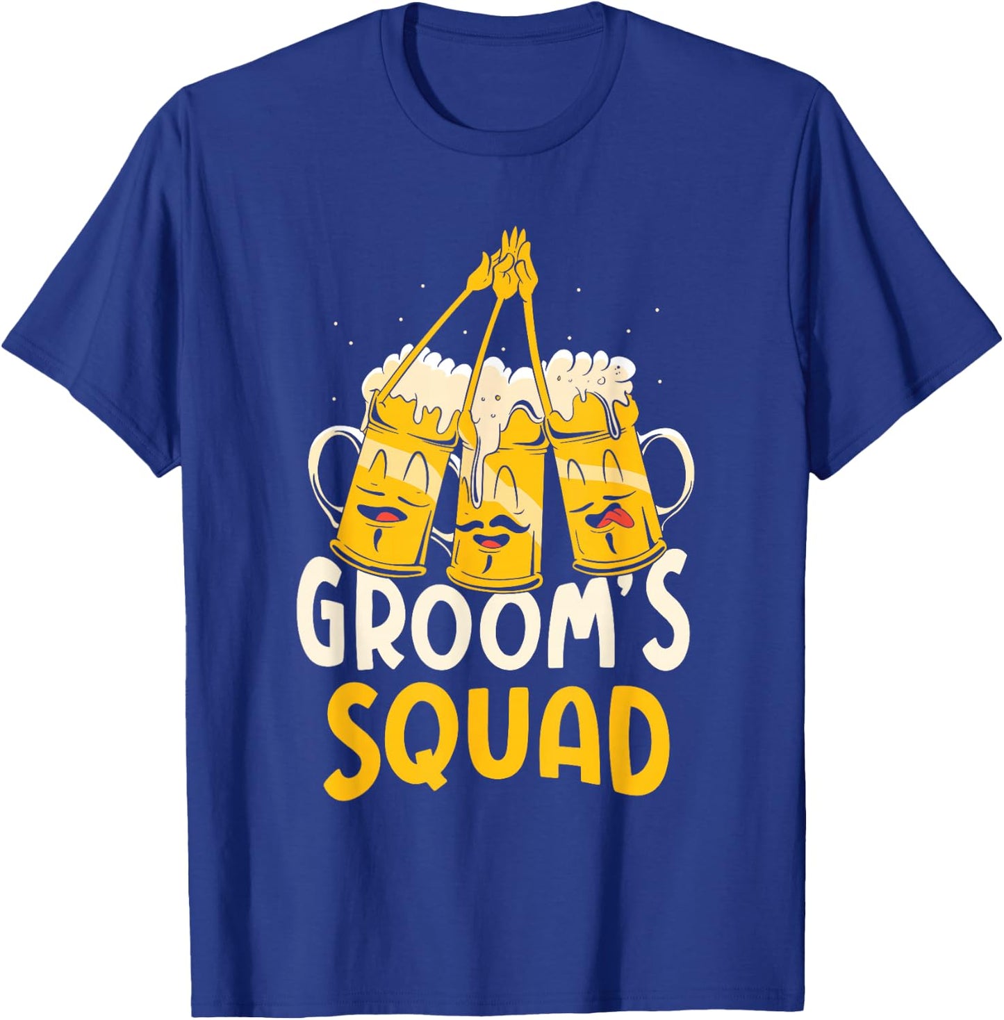 Groom's Squad Team Bachelor Groom Party Bride T-Shirt - T-Shirt | Royal