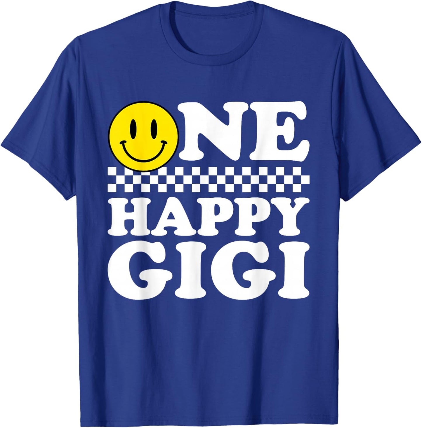 One Happy Dude Gigi 1st Birthday Family Matching T-Shirt - T-Shirt | Royal