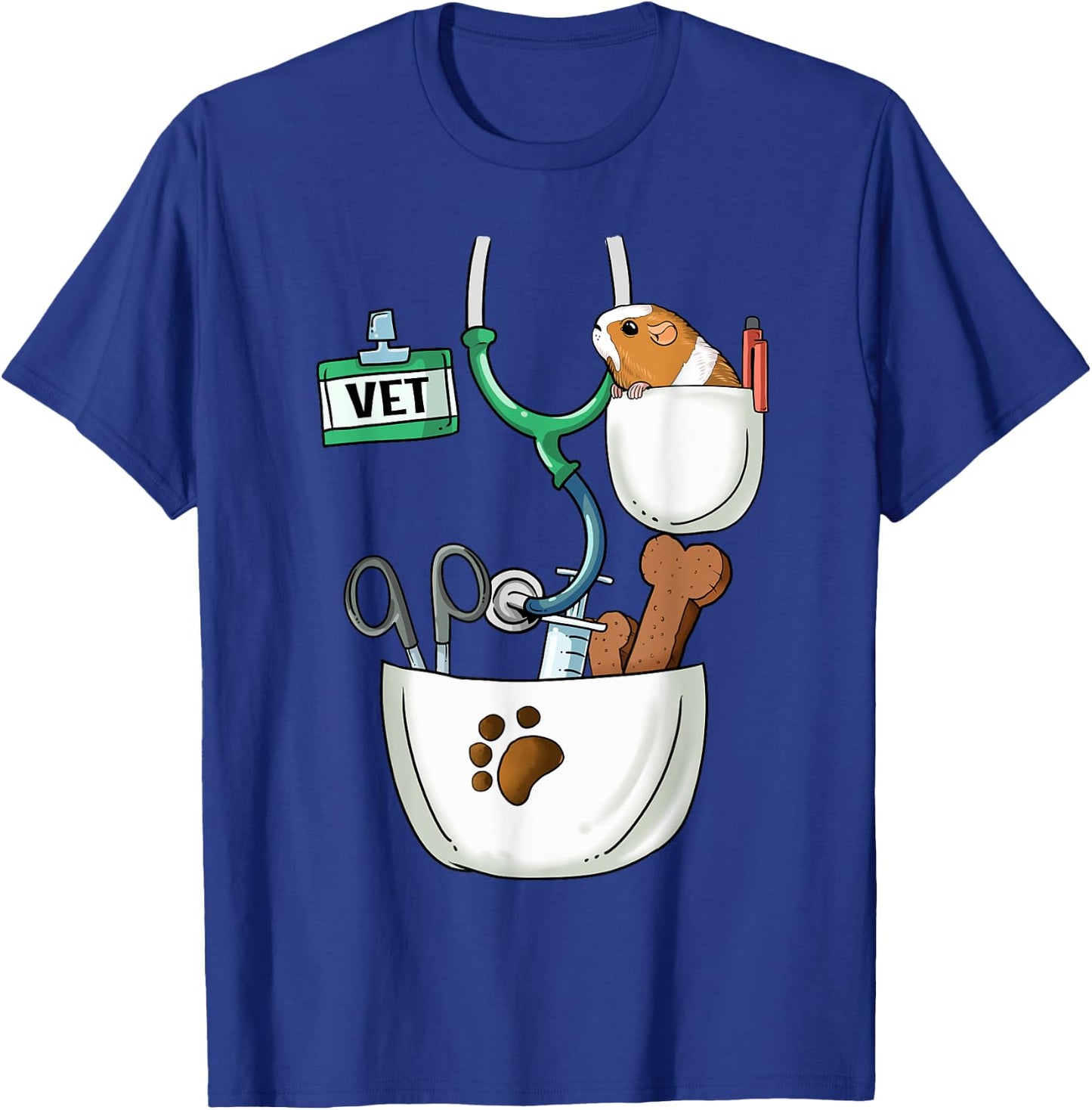 Veterinarian Halloween Costume Vet Tech Kids And Adult T-Shirt - T-Shirt | Royal