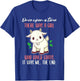 Once There Was A Girl Who Loved Goats T-Shirt - T-Shirt | Royal