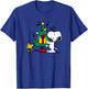 Peanuts - Snoopy & Woodstock Christmas Tree T-Shirt - T-Shirt | Royal