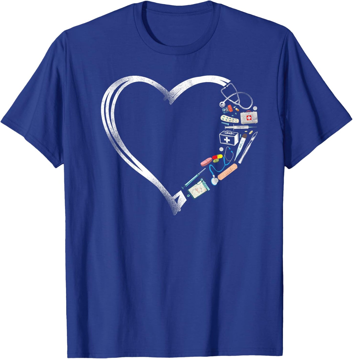 Certified Medical Assistant Heart Nurse Doctor CMA T-Shirt - T-Shirt | Royal