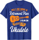 Funny Retirement Ukulele Player Guitar T-Shirt - T-Shirt | Royal