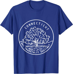 Connecticut 1788 State of Connecticut T-Shirt - T-Shirt | Royal