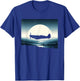 Spitfire Iconic British Airplane Silhouette WW2 Aircraft T-Shirt - T-Shirt | Royal