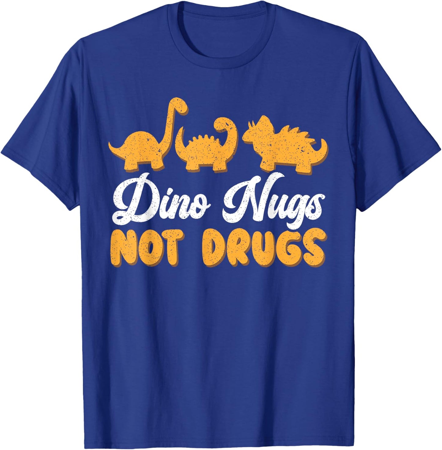 Dino Nugs Chicken Nugget Nuggy Fried Snack T-Shirt - T-Shirt | Royal