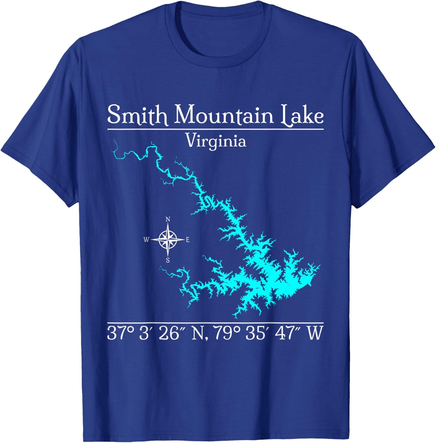 Smith Mountain Lake T-Shirt - T-Shirt | Royal