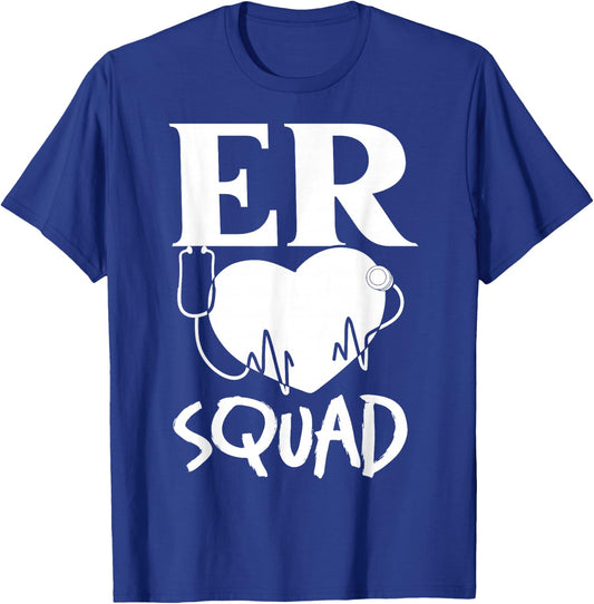 Emergency Room Technician ER Nurse Hospital Department T-Shirt - T-Shirt | Royal