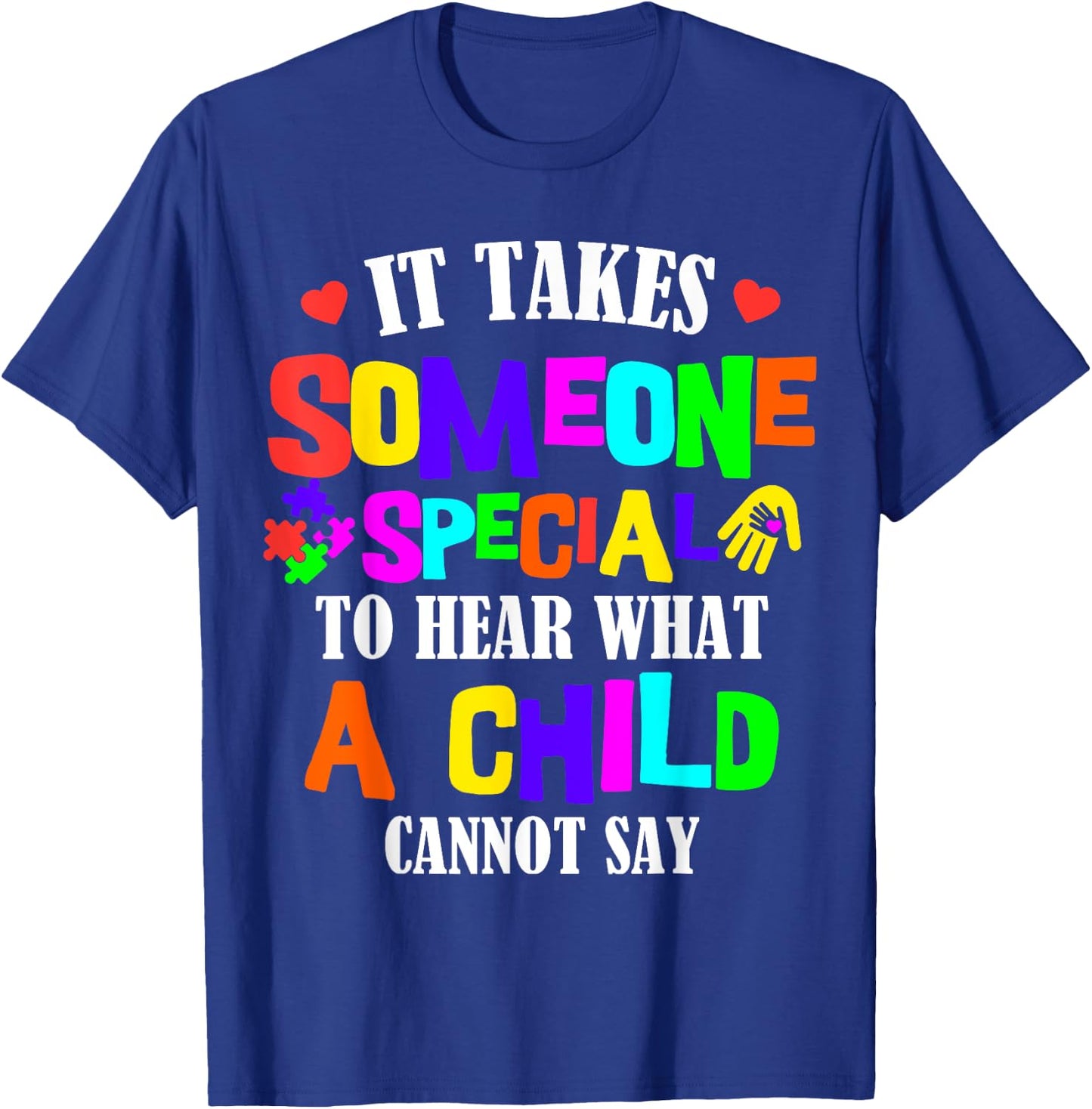 Sped Teacher Special Education Educator Autism Students T-Shirt - T-Shirt | Royal