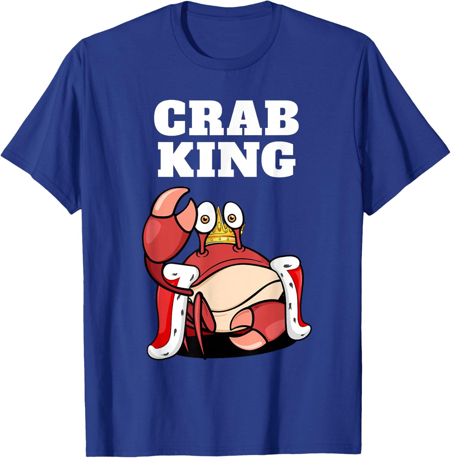 Crab King | Crab | Boys Crab T-Shirt - T-Shirt | Royal