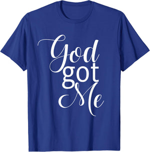 Afrocentric Women, African American, God Gifts, God Got Me T-Shirt - T-Shirt | Royal