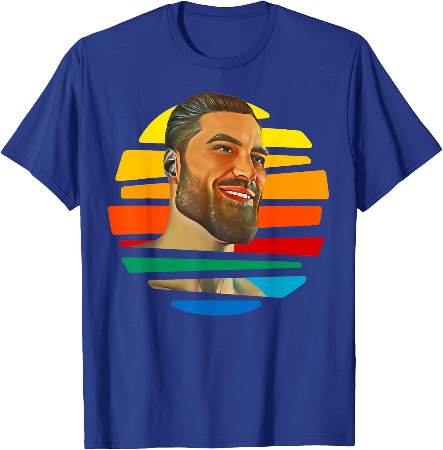 Funny Gigachad Meme Giga Chad Alpha Male Sigma Male Memes T-Shirt - T-Shirt | Royal