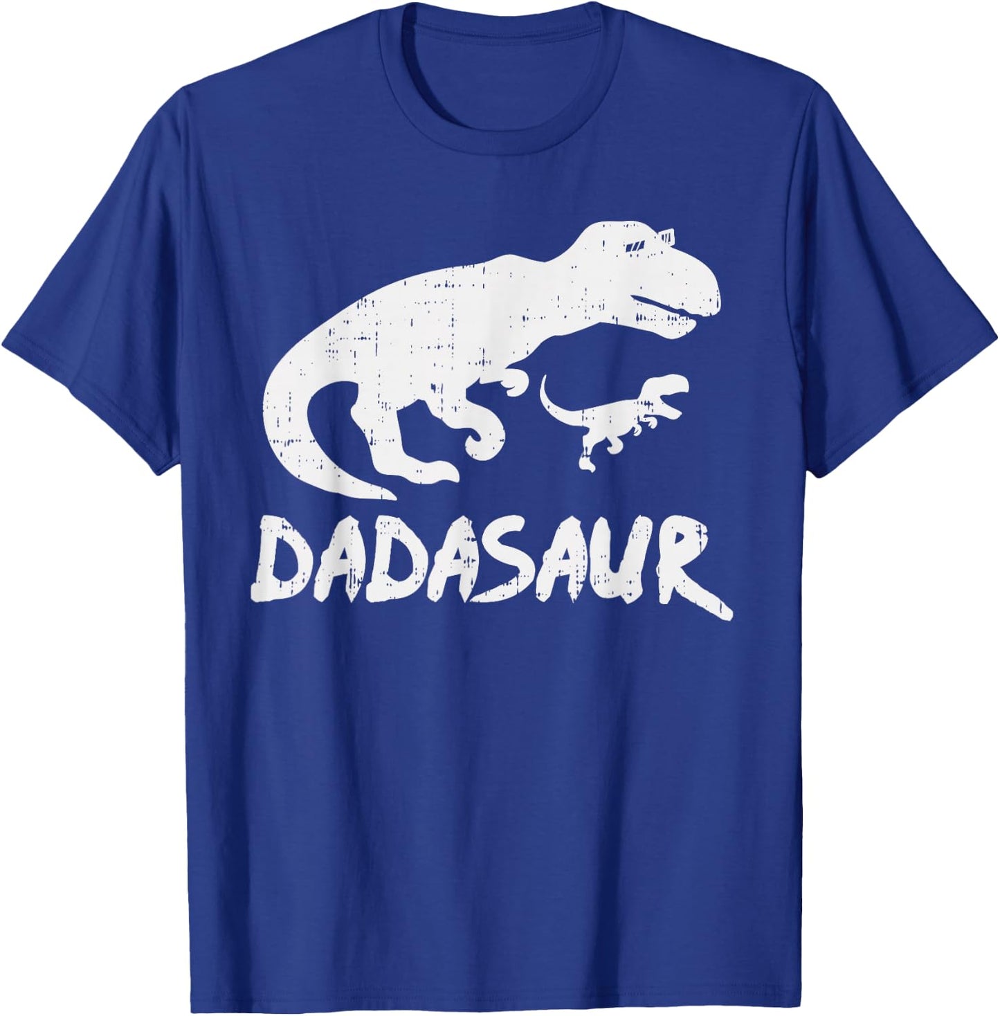 Dadasaurus Shirt Cute TRex Dinosaur Dad Fathers Day Gift Son T-Shirt - T-Shirt | Royal