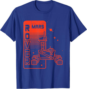 Mars Perseverance Rover Landing 2020 2021 T-Shirt - T-Shirt | Royal