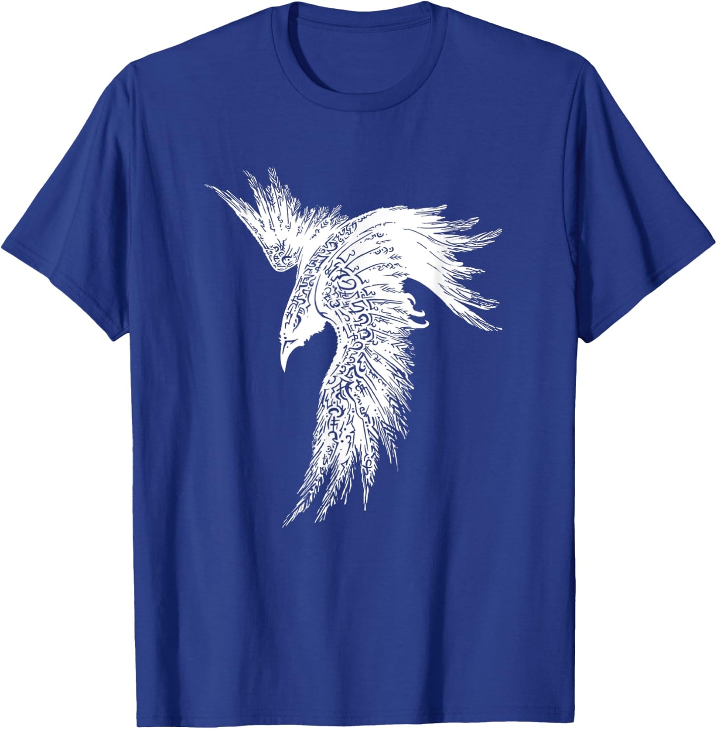 Viking Raven Norse Mythology Beautiful Art Symbols T-Shirt - T-Shirt | Royal