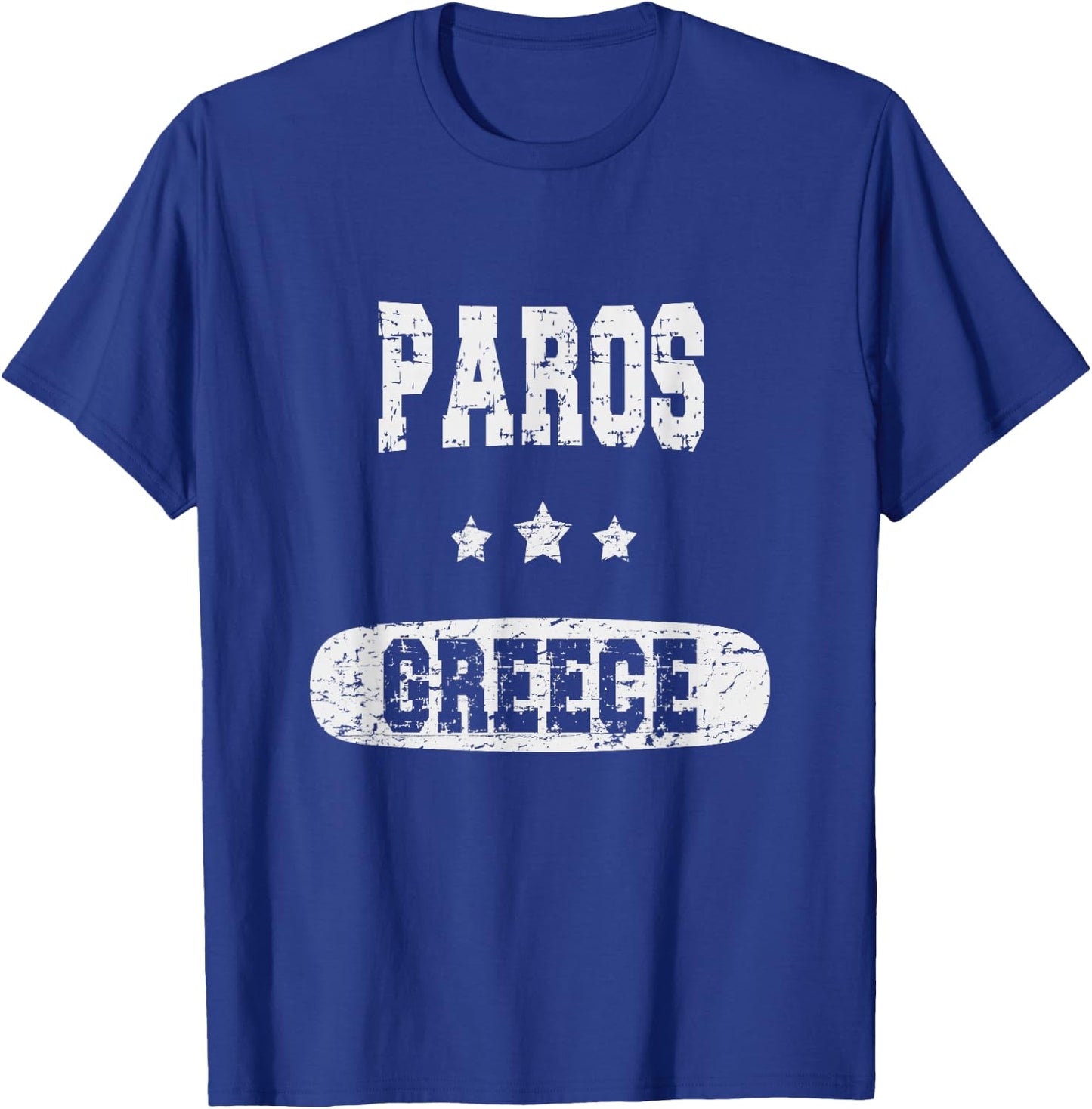 Vintage Paros, Greece T-Shirt - T-Shirt | Royal