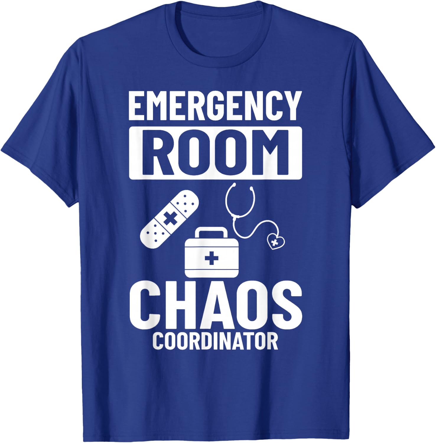 Emergency Room Technician ER Nurse Hospital Department T-Shirt - T-Shirt | Royal