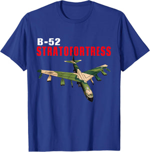 Fun American Military Aviation B-52 Stratofortress Bomber. T-Shirt - T-Shirt | Royal