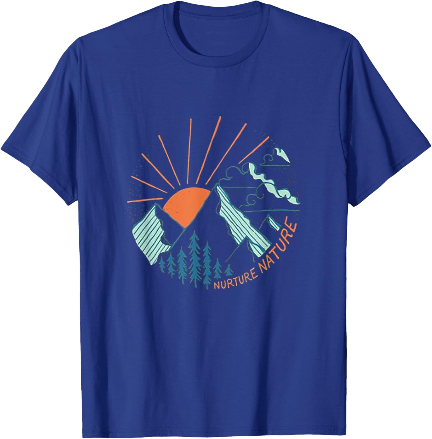 Nurture Nature Nature Lover Gift T-Shirt - T-Shirt | Royal