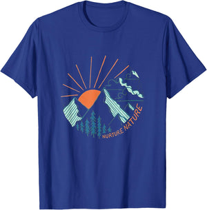 Nurture Nature Nature Lover Gift T-Shirt - T-Shirt | Royal