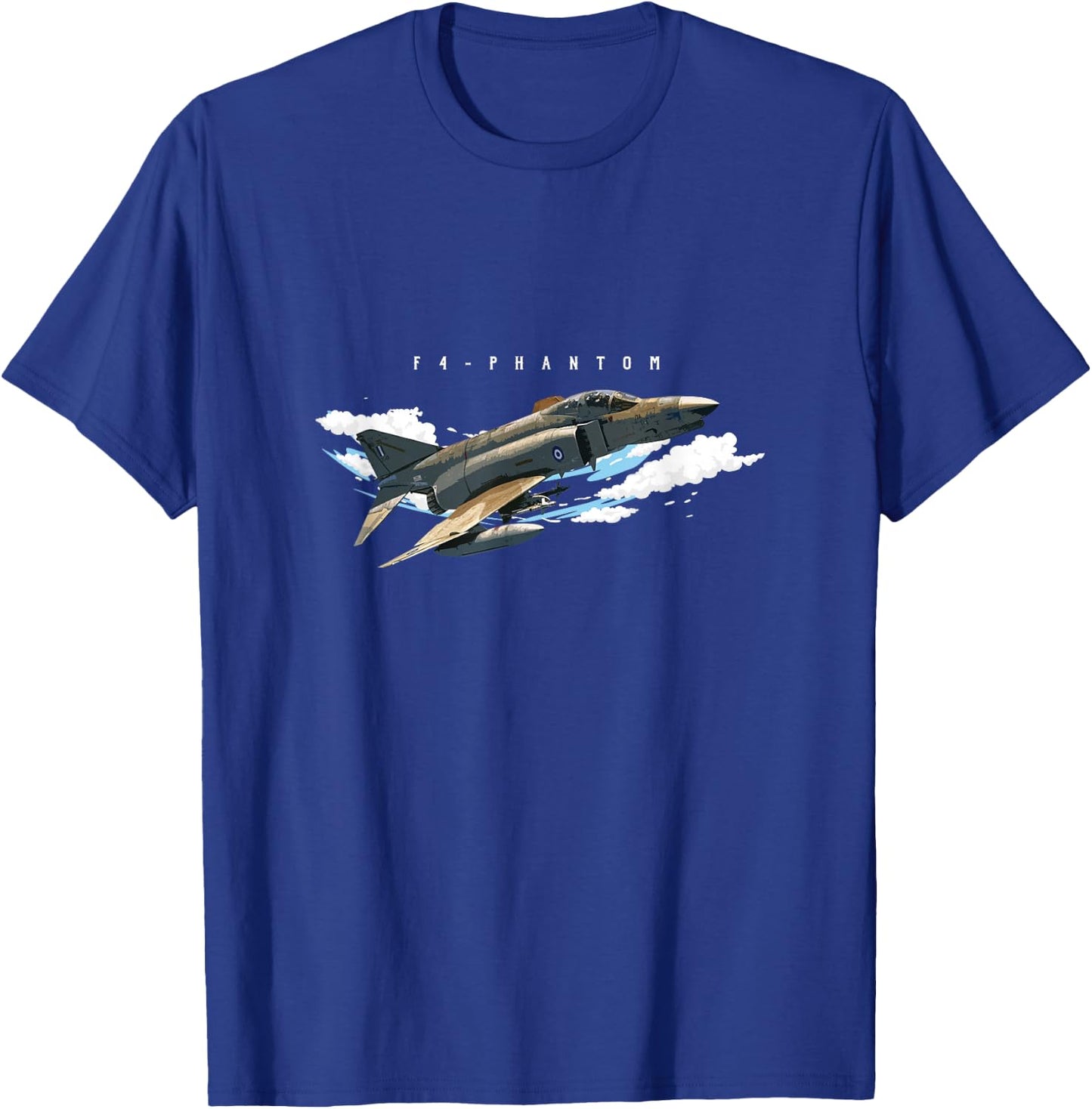 F4 Phantom Jet Shirt Vintage Style Skilled Pilot T-Shirt - T-Shirt | Royal