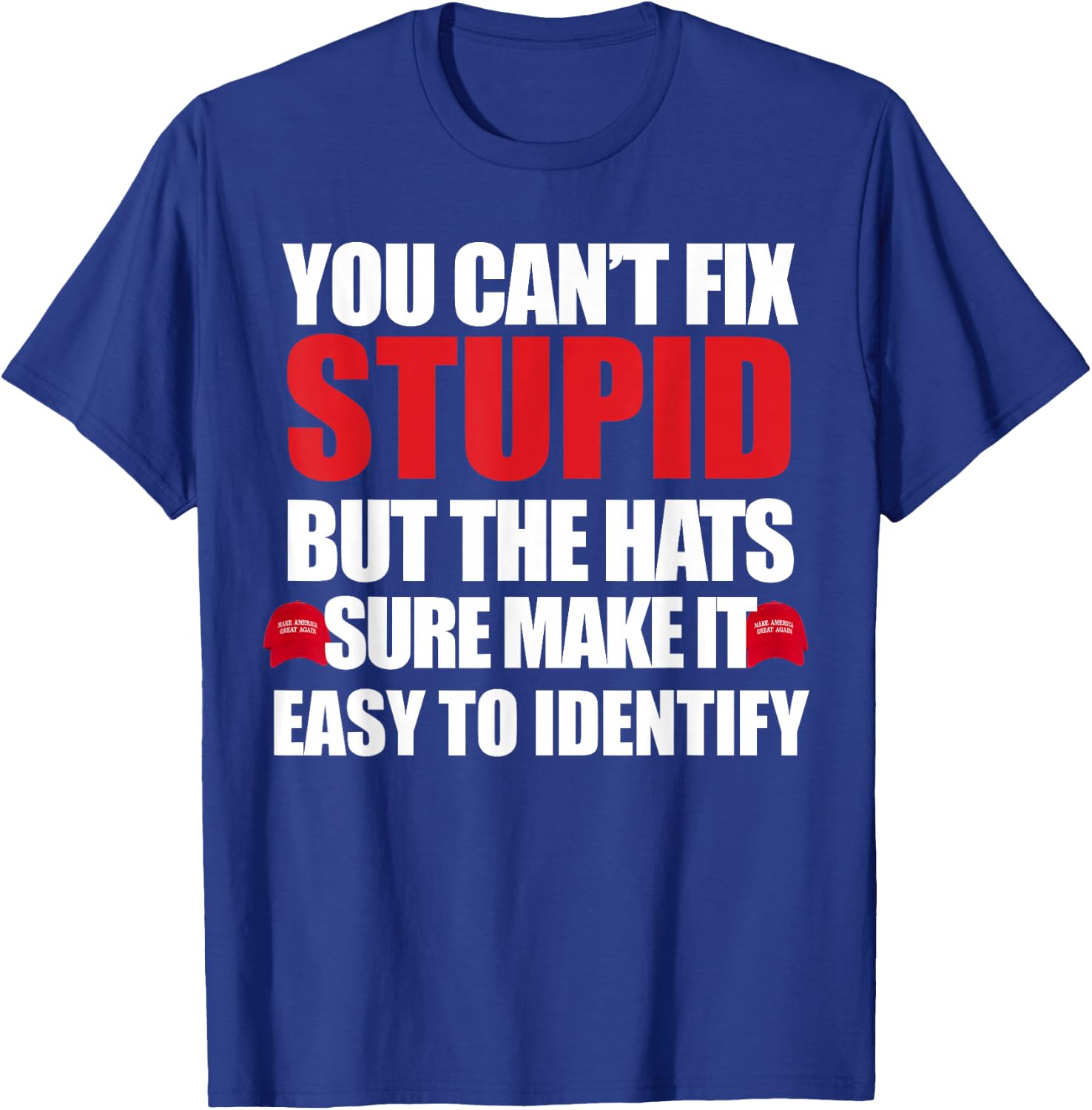 You Can't Fix Stupid T-Shirt - T-Shirt | Royal
