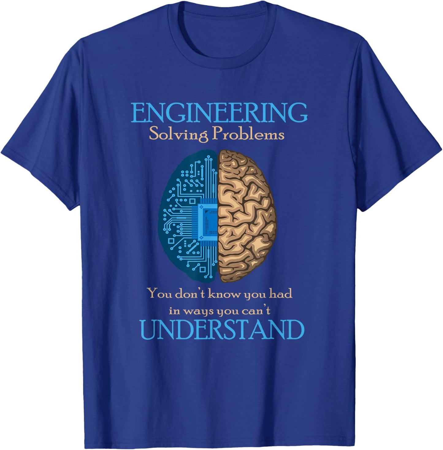 "Solving Problems" Funny Engineering Engineer T-Shirt - T-Shirt | Royal