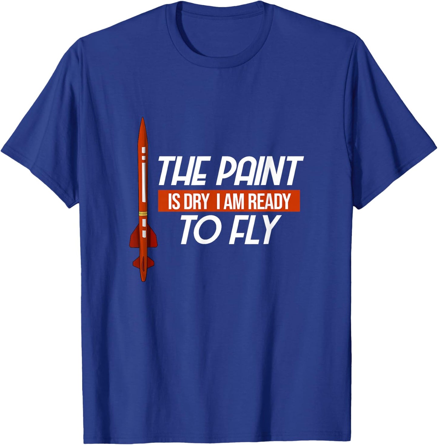 Hobby Model Rocketry Design for a Space Rocket Scientist T-Shirt - T-Shirt | Royal