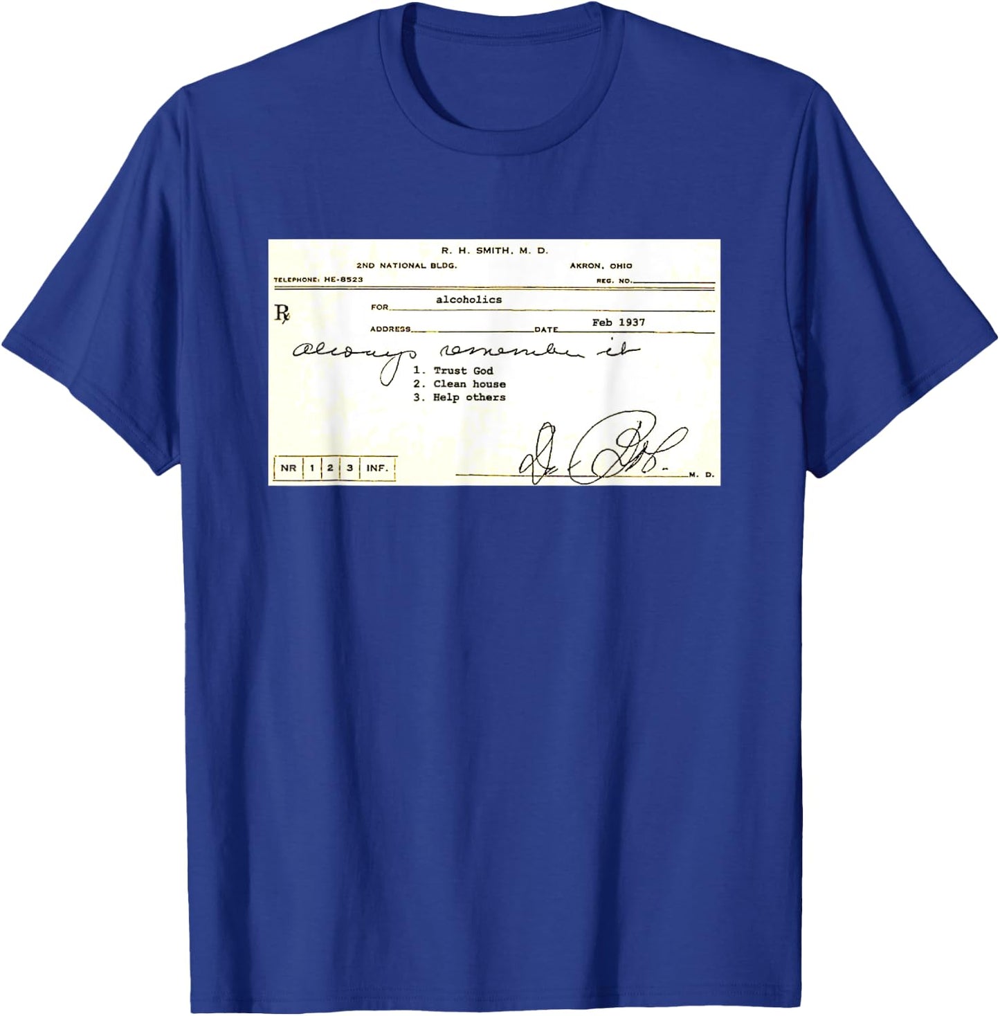 Doctor Bob's Prescription T-Shirt - T-Shirt | Royal