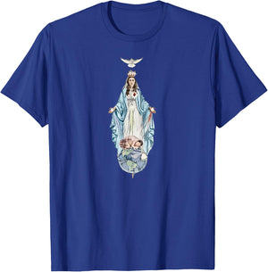 Queen and Mother of the End Times Our Lady Virgin Mary T-Shirt - T-Shirt | Royal