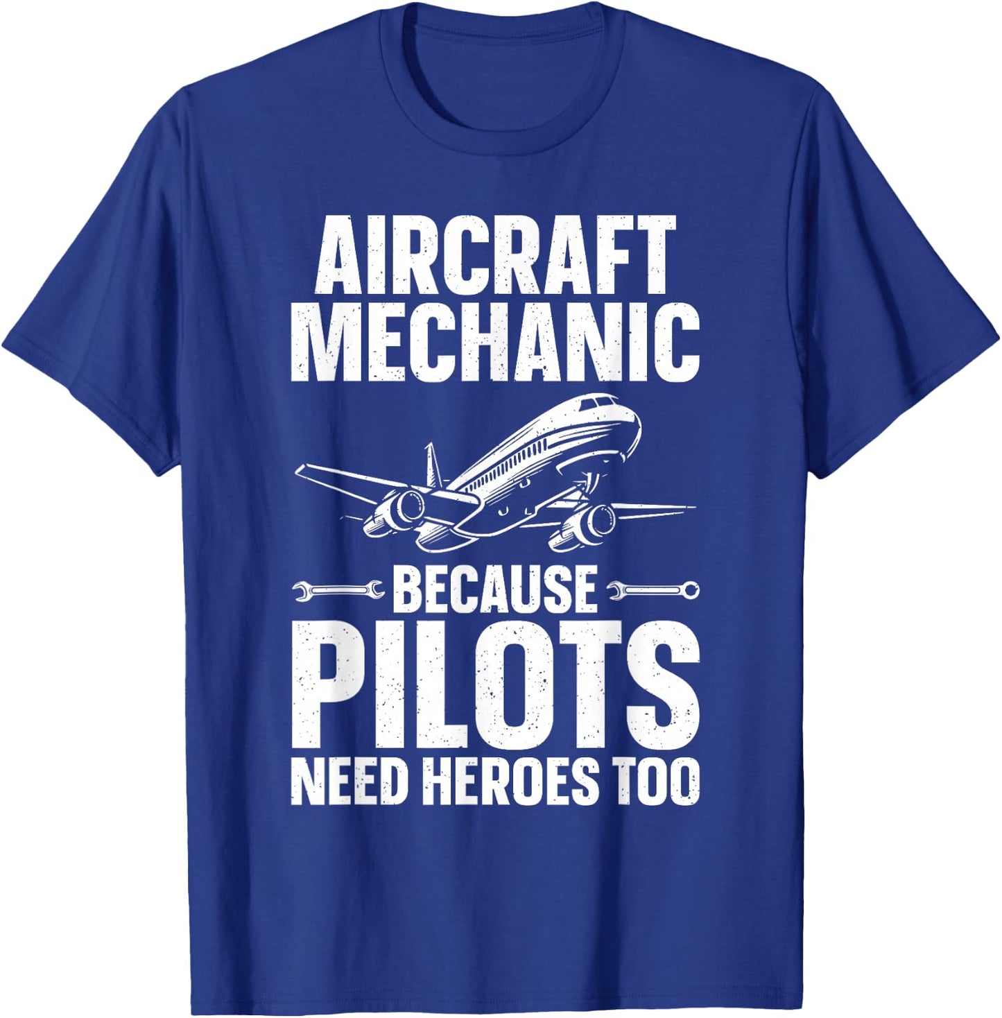 Cool Aircraft Mechanic Art Women Aircraft Technician T-Shirt - T-Shirt | Royal