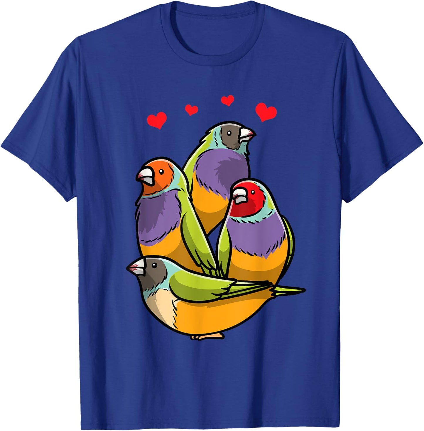Gould's Finch Bird Gouldian Finch T-Shirt - T-Shirt | Royal