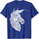 Cute horse to paint and colour for children T-Shirt - T-Shirt | Royal