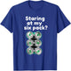 Beer Please Don't Stare At My Six Pack T-Shirt - T-Shirt | Royal