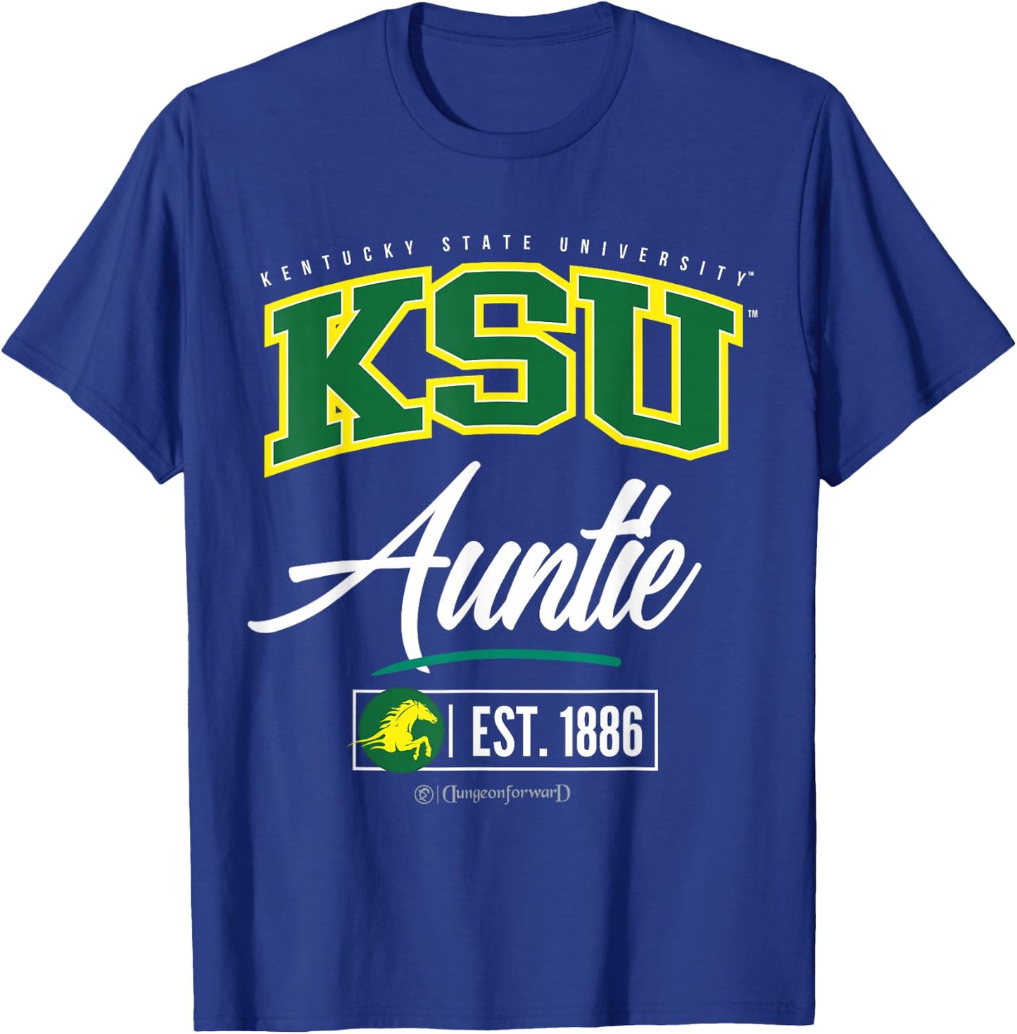 Kentucky State University - KSU HBCU Auntie T-Shirt - T-Shirt | Royal