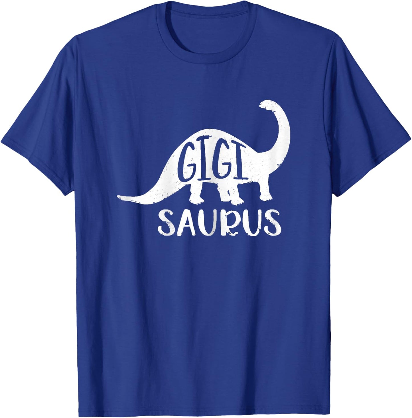 Gigisaurus Cute Dinosaur Grandma Gigi Saurus T-Shirt - T-Shirt | Royal